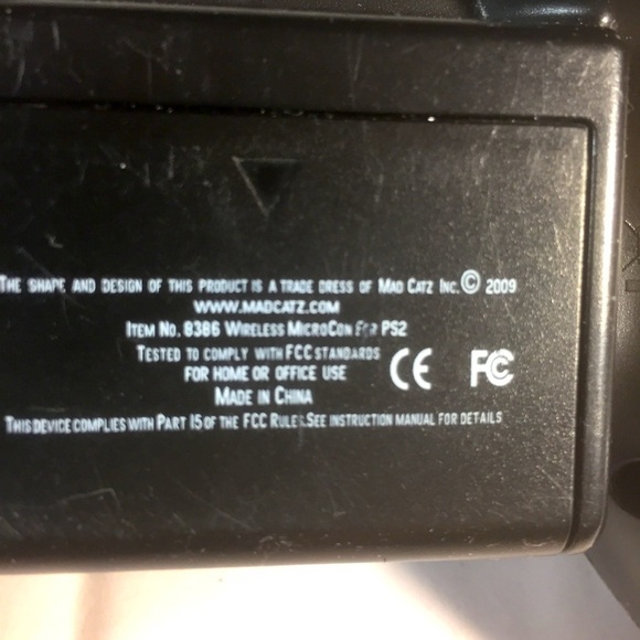PS2 Game Stop Mad Catz Wireless Game Controller - Picture 3 of 7